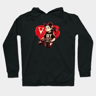 Valentine's Day Video Game Hoodie